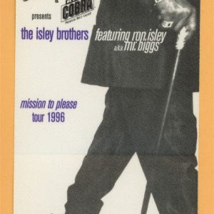 Isley Brothers 1996 Mission To Please Concert Tour GUEST Backstage Pass