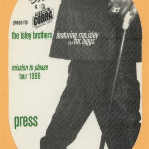 Isley Brothers 1996 Mission To Please Concert Tour PRESS Backstage Pass