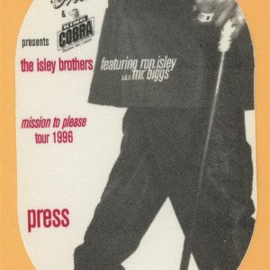 Isley Brothers 1996 Mission To Please Concert Tour PRESS Backstage Pass