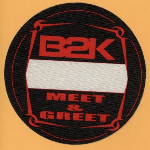 B2K 2002 Concert Tour MEET & GREET Backstage Pass