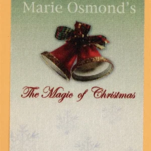 Marie Osmond The Magic of Christmas Concert Tour Backstage Pass