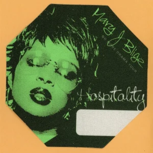 Mary J. Blige 2002 No More Drama Concert Tour HOSP Backstage Pass