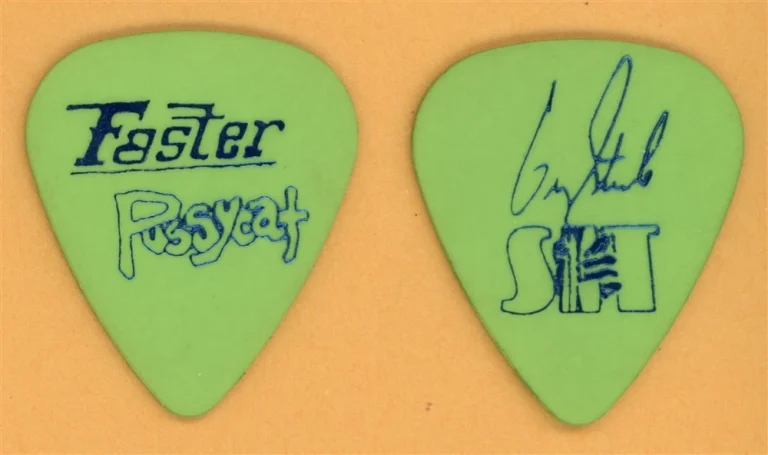 Faster Pussycat Greg Steele Vintage Guitar Pick - 1992 Whipped! Tour