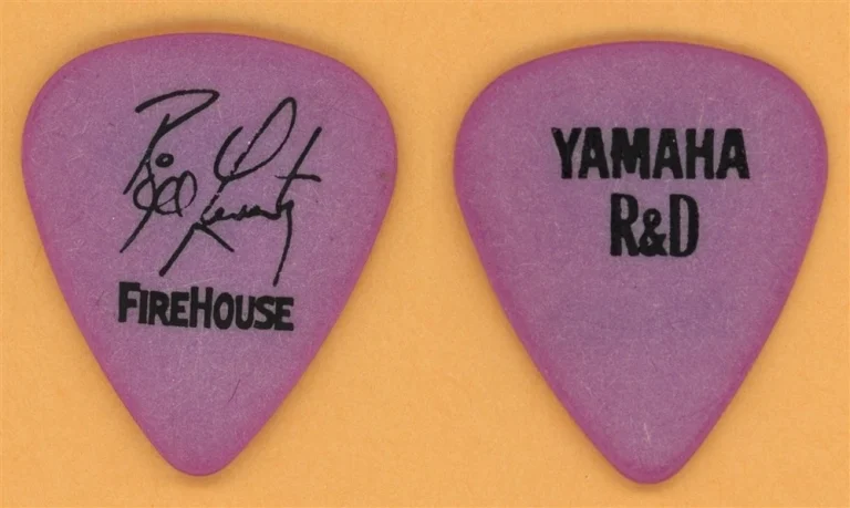 Firehouse Bill Leverty Vintage Guitar Pick - 1992 Hold Your Fire Tour