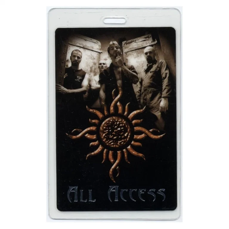Godsmack 2001 Awake Concert Tour All Access Foil Laminated Backstage Pass