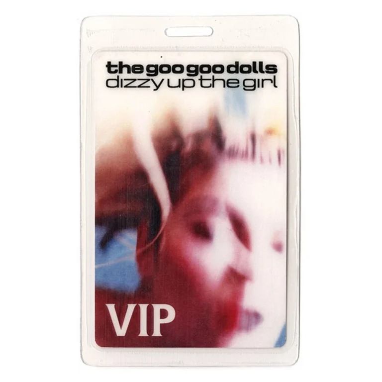 Goo Goo Dolls 1998 Dizzy Up the Girl Concert Tour VIP Laminated Backstage Pass