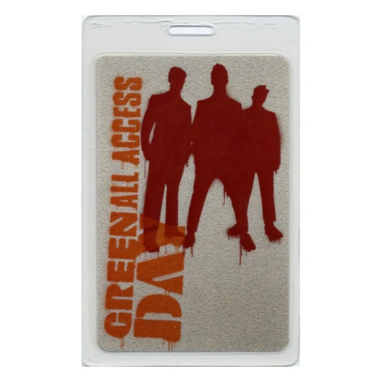 Green Day 2002 Japan Concert Tour All Access Laminated Backstage Pass