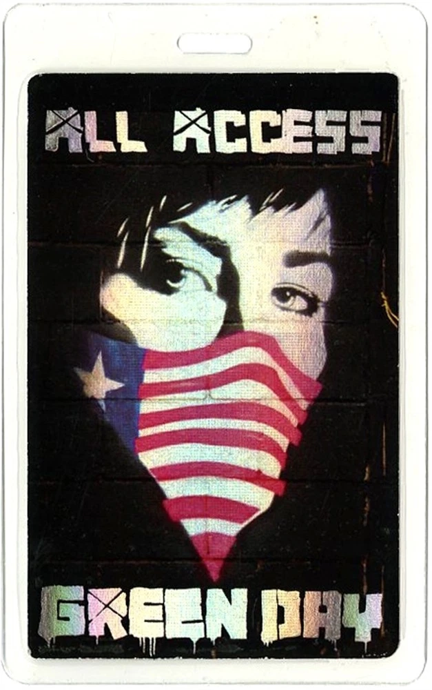 Green Day 2009 21st Century Breakdown Concert Tour Laminated Backstage Pass
