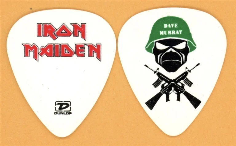 Iron Maiden Dave Murray Vintage Guitar Pick - 2006 Matter of Life & Death Tour