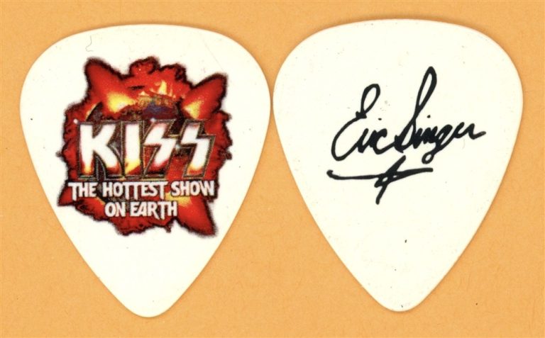 KISS Eric Singer Vintage Guitar Pick - 2010 Hottest Show on Earth Tour