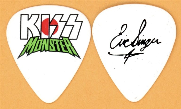 KISS Eric Singer Vintage Guitar Pick - 2013 Japan Monster Tour