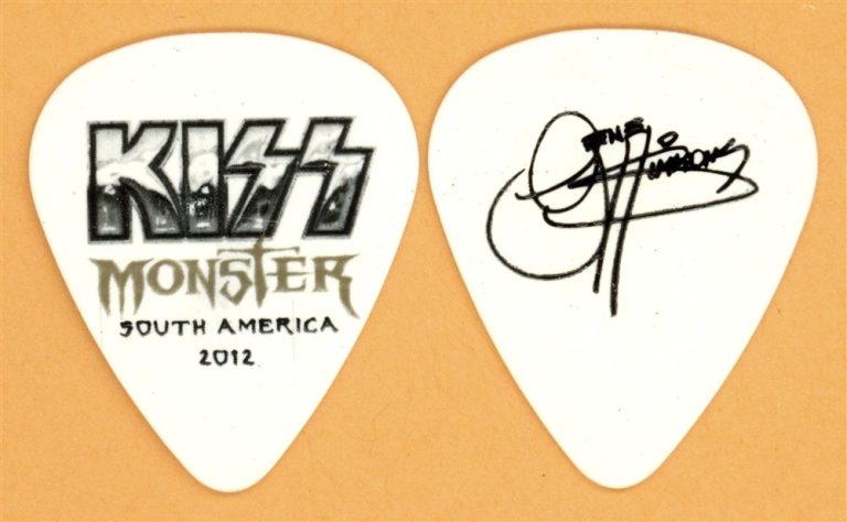 KISS Gene Simmons Vintage Guitar Pick - 2012 Monster South America Tour