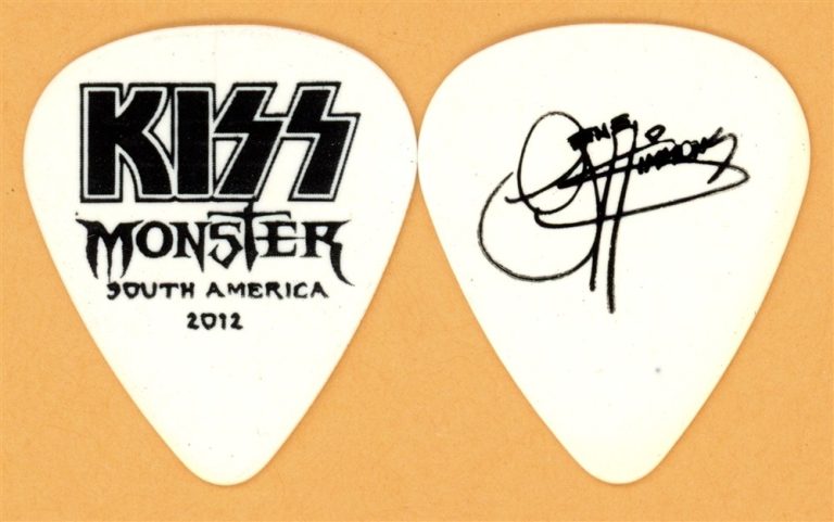 KISS Gene Simmons Vintage Guitar Pick - 2012 Monster South America Tour