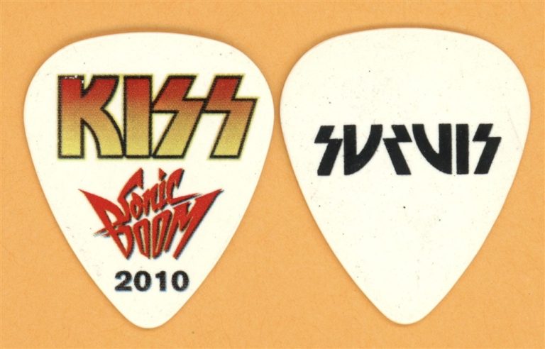 KISS Jim Survis Vintage Guitar Pick - 2010 Sonic Boom Tour