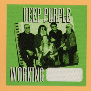 Deep Purple 2002 Bananas Concert Tour WORKING Backstage Pass