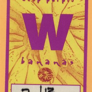 Deep Purple 2003 Bananas Concert Tour Backstage Pass