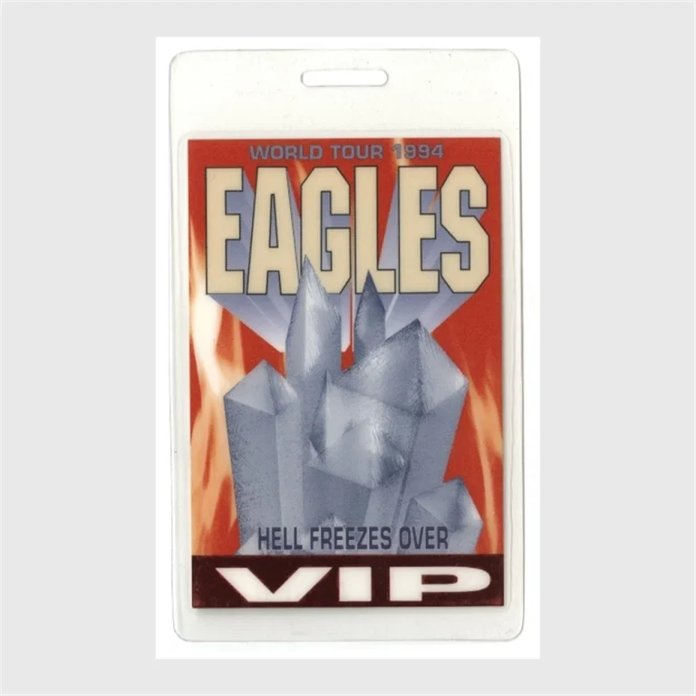 Eagles 1994 Concert Laminated Backstage Pass Hell Freezes Over Tour