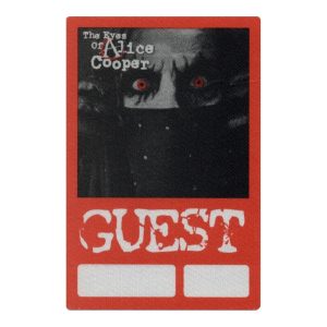 Alice Cooper 2004 The Eyes of Alice Cooper Concert Tour Guest Backstage Pass