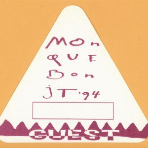 James Taylor 1994 Monque Bon Concert Tour GUEST Backstage Pass