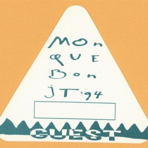 James Taylor 1994 Monque Bon Concert Tour GUEST Backstage Pass