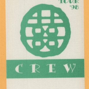 James Taylor 1998 Hourglass Concert Tour CREW Backstage Pass