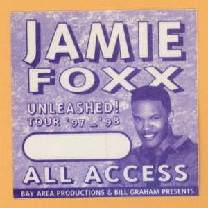 Jamie Foxx 1997 Concert Tour ALL ACCESS Backstage Pass