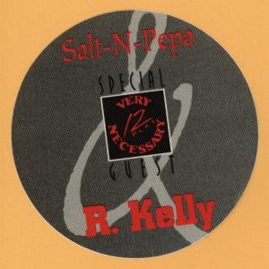 Salt N Pepa 1993 R. Kelly Very Necessary Concert Tour Guest Backstage Pass