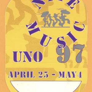 Santana 1997 New Orleans Music Festival Concert Tour UNO Backstage Pass