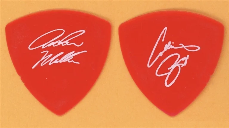 Eddie Money Band Collin Raye Aiden Mullen Vintage Guitar Pick - 1990 US Tour