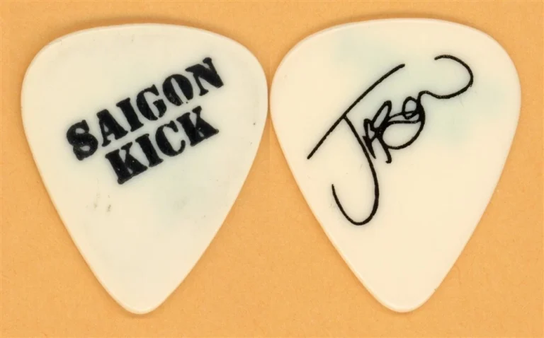 Saigon Kick Jason Bieler Vintage Guitar Pick - 1991 US Tour
