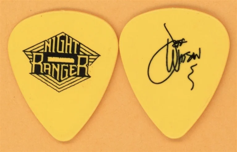 Night Ranger Jeff Watson Vintage Guitar Pick - 1998 Seven Tour