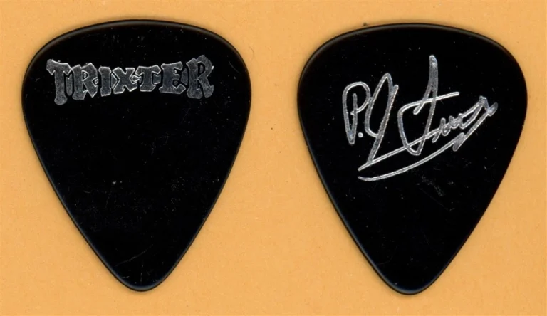 Trixter P. J. Farley Vintage Guitar Pick - 1990 Trixter Tour