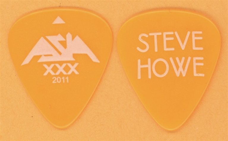 Asia Steve Howe XXV Vintage Guitar Pick - 2011 US Tour