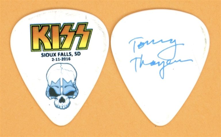 KISS Tommy Thayer Vintage Guitar Pick - 2016 Badlands Acoustic Tour
