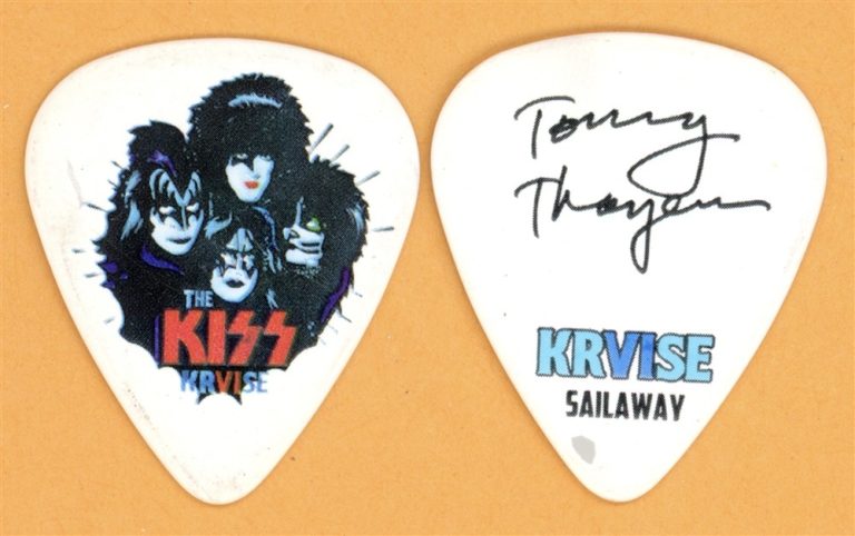 KISS Tommy Thayer SAILAWAY Vintage Guitar Pick - 2016 KRUISE VI Tour