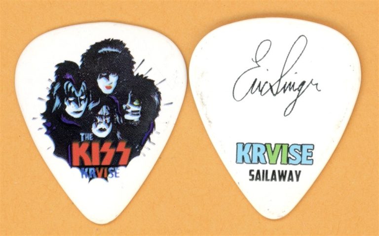 KISS Eric Singer SAILAWAY Vintage Guitar Pick - 2016 KRUISE VI Tour