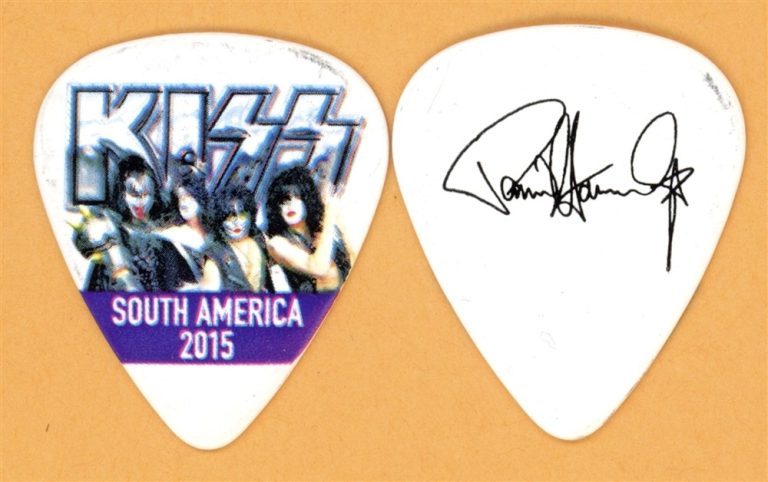 KISS Paul Stanley Vintage Guitar Pick - 2015 40th Anniversary South America Tour