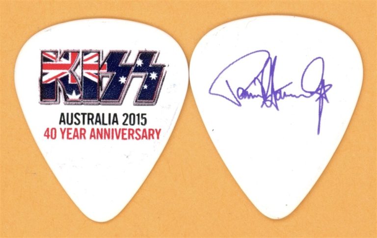 KISS Paul Stanley Vintage Guitar Pick - 2015 Australian 40th Anniversary Tour