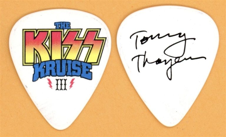 KISS Tommy Thayer Vintage Guitar Pick - 2013 KRUISE III Tour
