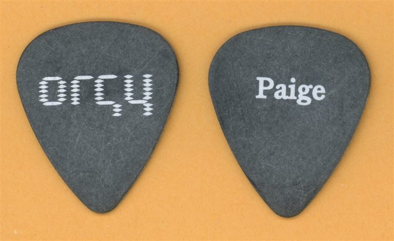 Orgy Paige Haley Vintage Guitar Pick - 1998 Candyass Tour