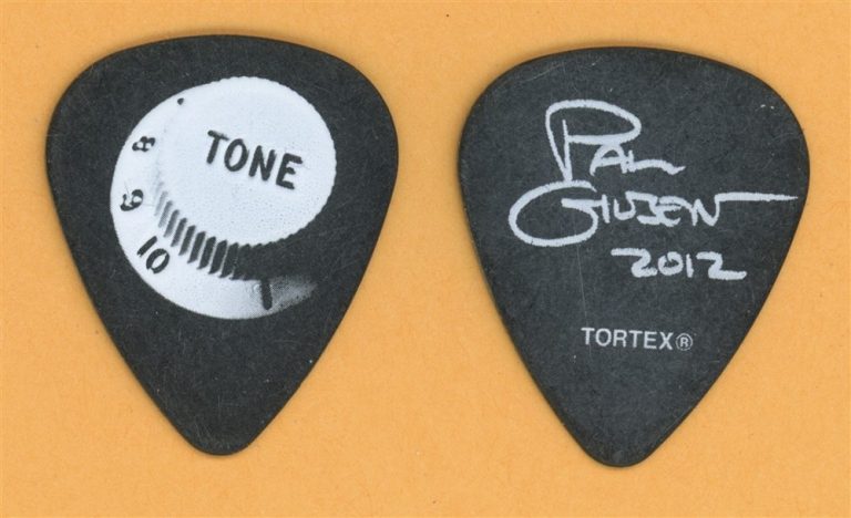 Mr. Big Paul Gilbert Tone Knob Vintage Guitar Pick - 2012 Solo Tour