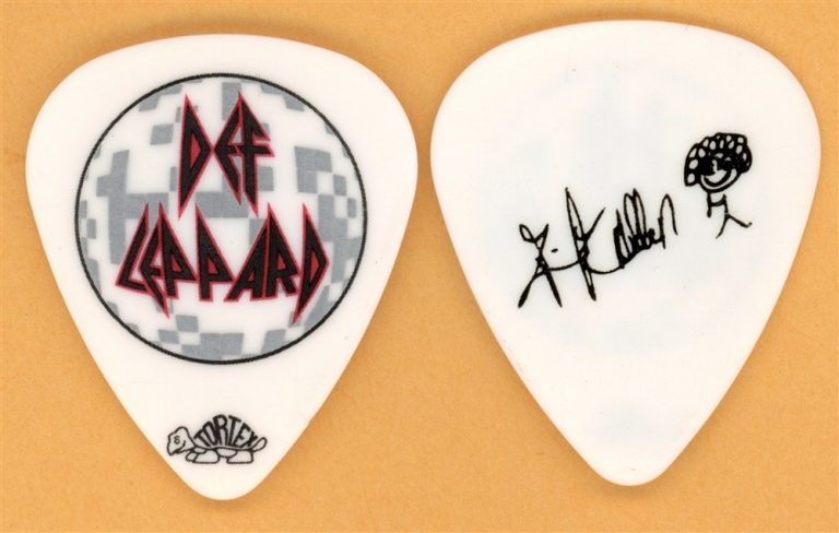 Def Leppard Rick Allen Vintage Guitar Pick - 2011 Mirror Ball Tour