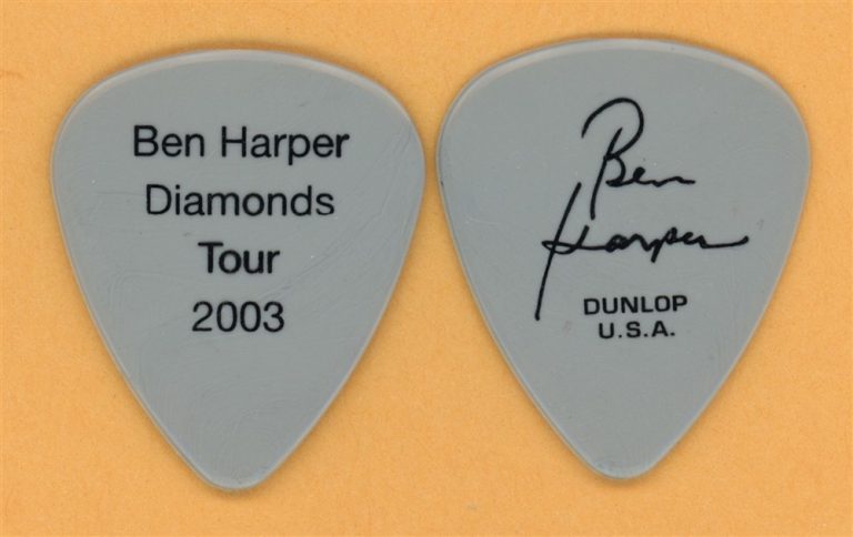 Ben Harper Vintage Guitar Pick - 2003 Diamonds on the Inside Tour