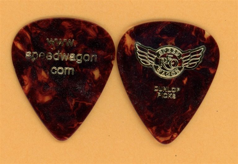 REO Speedwagon Kevin Cronin Vintage Guitar Pick - 2004 Tour