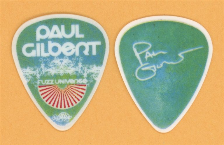 Mr. Big Paul Gilbert Vintage Guitar Pick - 2010 Fuzz Universe Tour