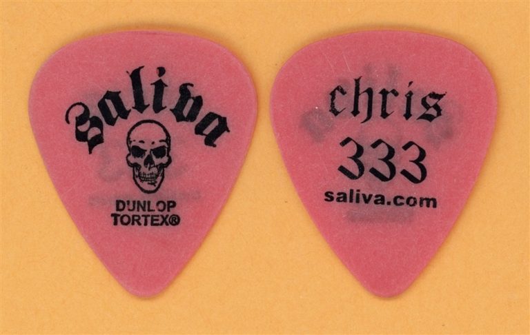 Saliva Chris Dibaldo Vintage Guitar Pick - 2003 Back Into Your Syster Tour