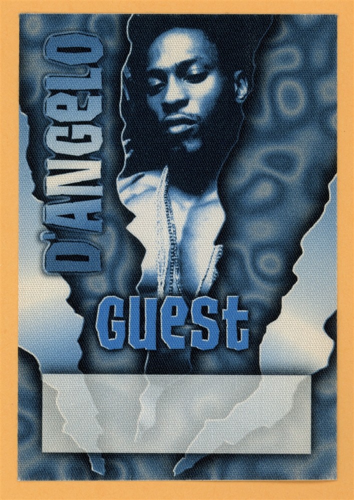 D'Angelo 2000 Voodoo Concert Tour GUEST Backstage Pass