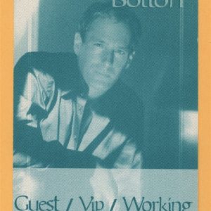 Michael Bolton 2002 Concert Tour Backstage Pass