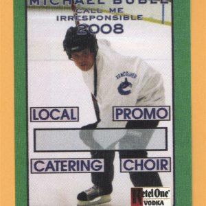 Michael Buble 2008 Call Me Irresponsible Concert Tour LOCAL Backstage Pass