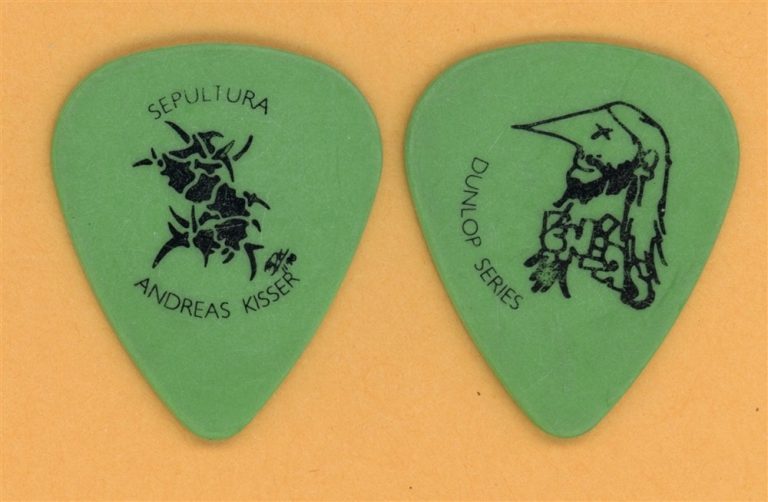 Sepultura Andreas Kisser Vintage Tour Guitar Pick - 1997 Dunlop Artist Series